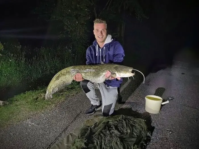 Silure glane de 100 cm à Chisseaux, le 20/04/2019 à 23:20