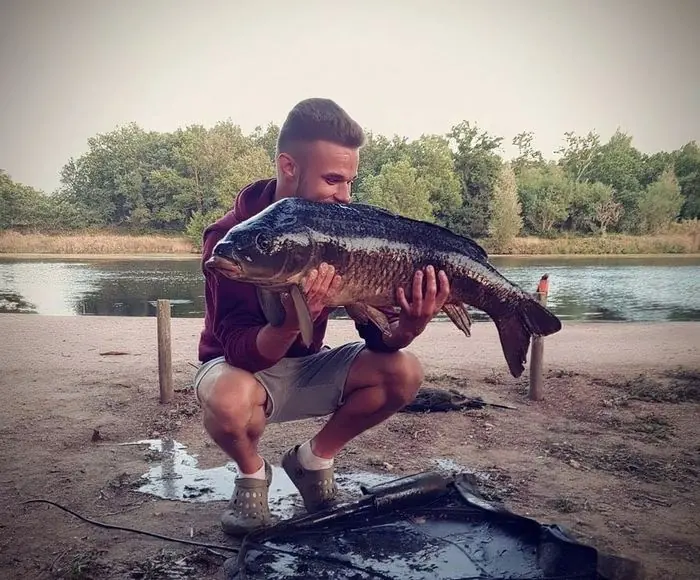 Carpe commune de 8 kg à Chissay-en-Touraine, le 25/07/2019 à 21:15